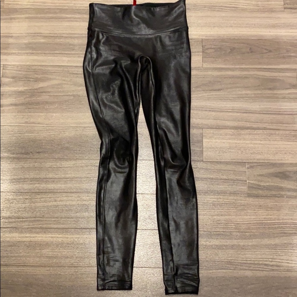 Spanx Faux Leather Leggings - High Waisted